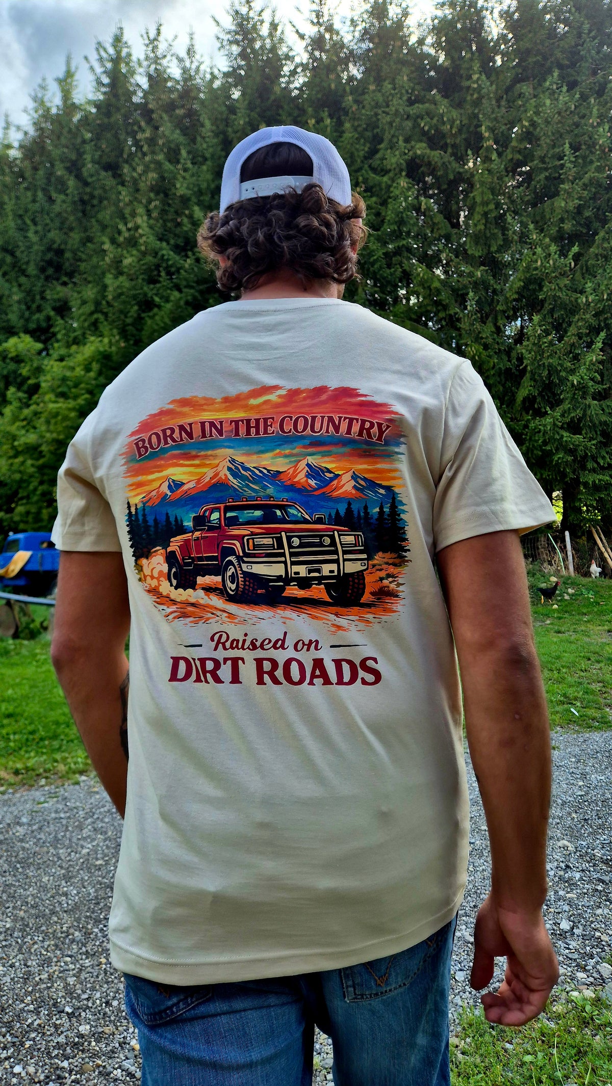 Born in the Country – Herren T-Shirt