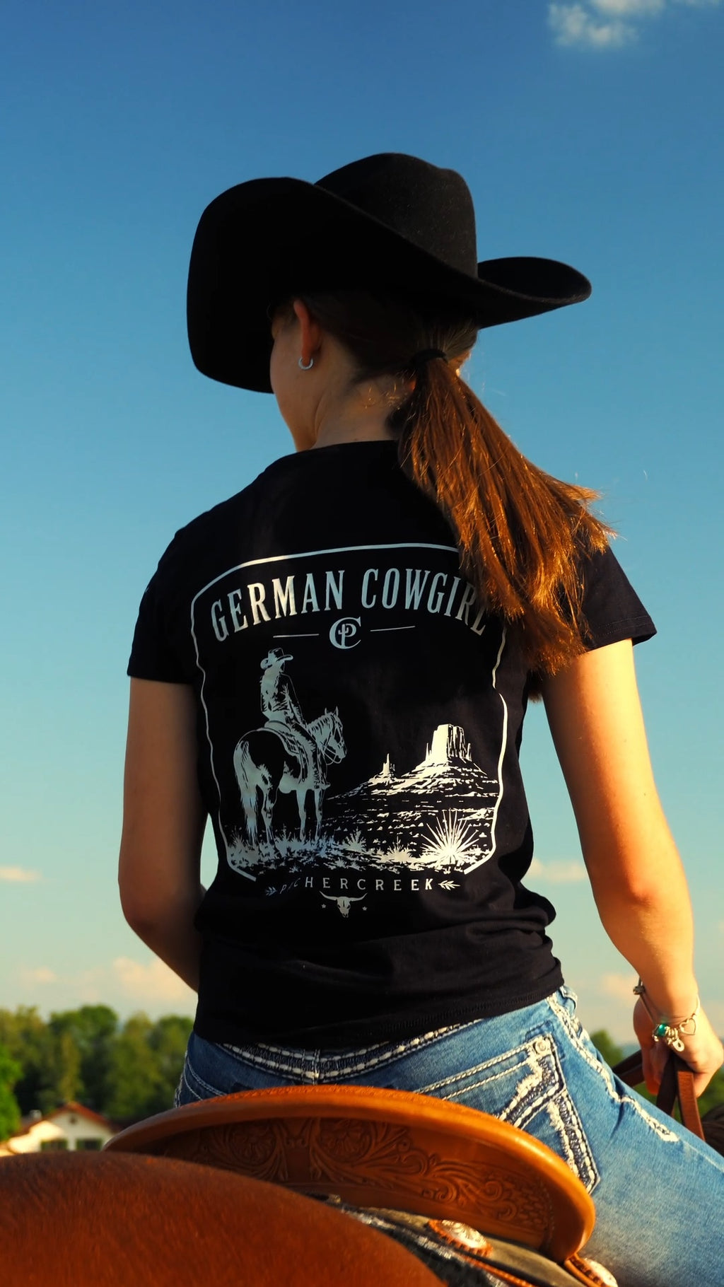 German Cowgirl – Damen T-Shirt