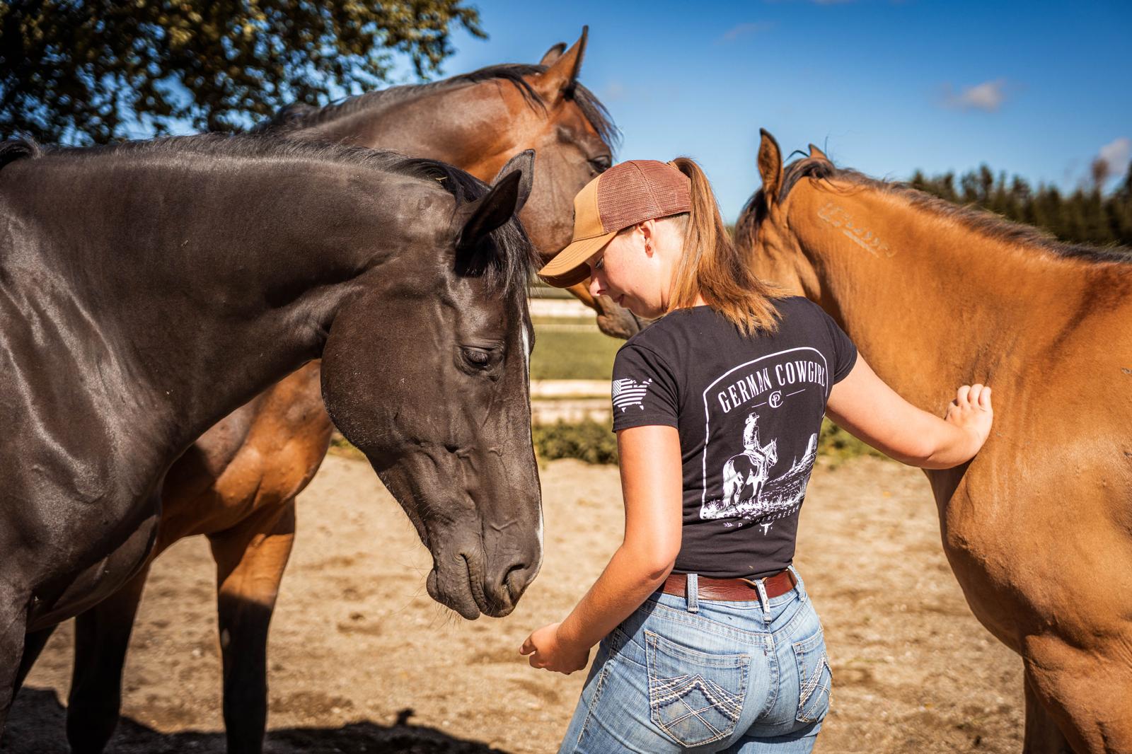 German Cowgirl – Damen T-Shirt